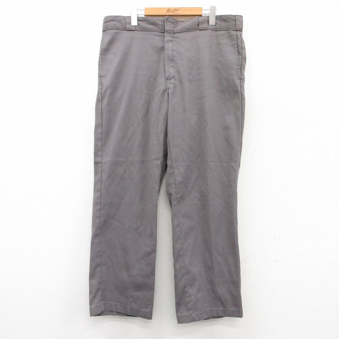 W39★古着 ディッキーズ Dickies ワーク パンツ メンズ 874 大きいサイズ グレー 25may15 中古 ボトムス ロング