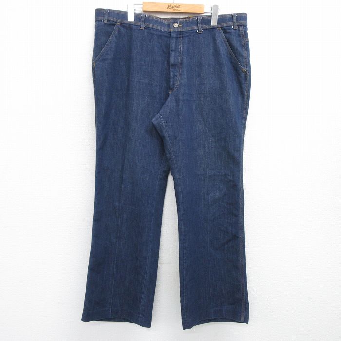 W41★古着 リーバイス Levis ジーンズ メンズ 80年代 80s 大きいサイズ 濃紺 ネイビー デニム 【spe】 25may15 中古 ボトムス ジーパン Gパン ロング パンツ