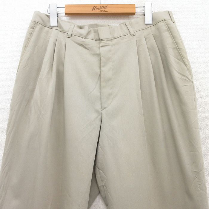 古着通販 W33☆古着 HAGGAR スラックス パンツ メンズ 90年代 90s