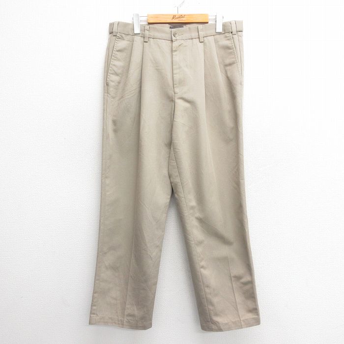 W35★古着 ドッカーズ パンツ メンズ ベージュ カーキ 25may26 中古 ボトムス ロング