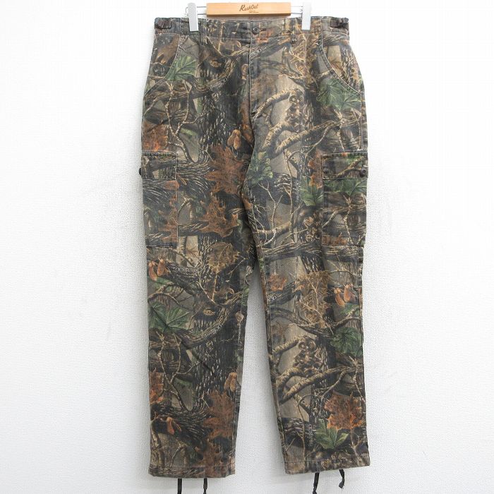 【20%OFF】W36★古着 カベラス カーゴ パンツ メンズ 00年代 00s 茶他 ブラウン 迷彩 【spe】 25may28 中古 ボトムス ロング