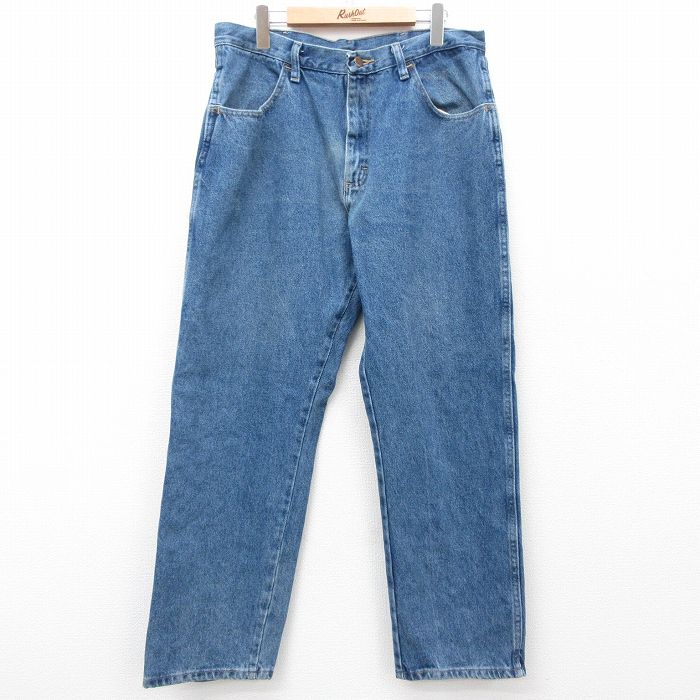 【50%OFF】W36★古着 マーベリック ジーンズ メンズ 90年代 90s コットン 紺 ネイビー デニム 25may30 中古 ボトムス ジーパン Gパン ロング パンツ