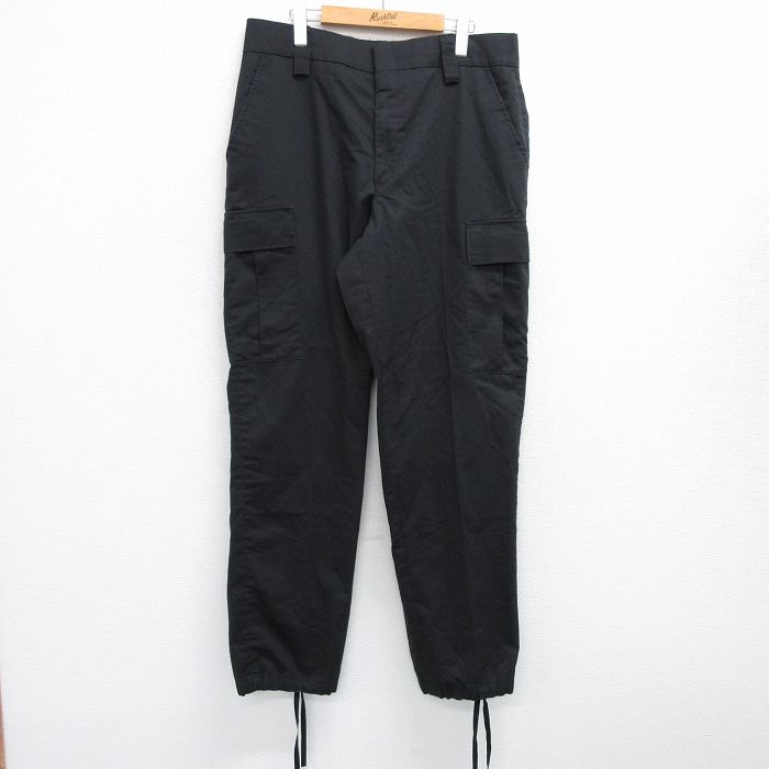 【20%OFF】W36★古着 ブラウアー Blauer カーゴ パンツ メンズ 90年代 90s USA製 黒 ブラック 【spe】 25may30 中古 ボトムス ロング
