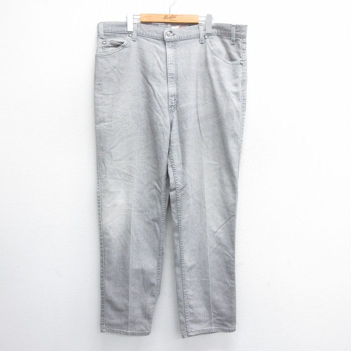 【20%OFF】W44★古着 リーバイス Levis 540 ジーンズ メンズ 90年代 90s 大きいサイズ USA製 グレー デニム 【spe】 25jun16 中古 ボトムス ジーパン Gパン ロング パンツ