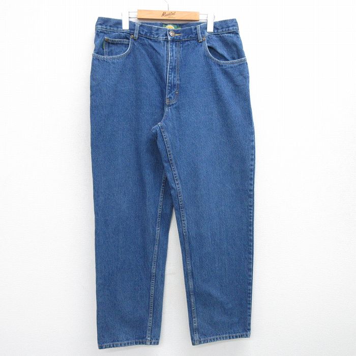 W36★古着 カベラス ジーンズ メンズ 00年代 00s コットン 紺 ネイビー デニム 25jun19 中古 ボトムス ジーパン Gパン ロング パンツ