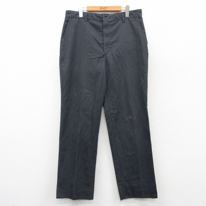 【50%OFF】W36★古着 Wear Guard ワーク パンツ メンズ 90年代 90s USA製 濃グレー 25jun24 中古 ボトムス ロング