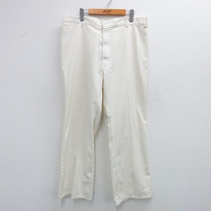 W36★古着 リーバイス Levis パンツ メンズ 80年代 80s タロン 白 ホワイト 【spe】 25jun26 中古 ボトムス ロング