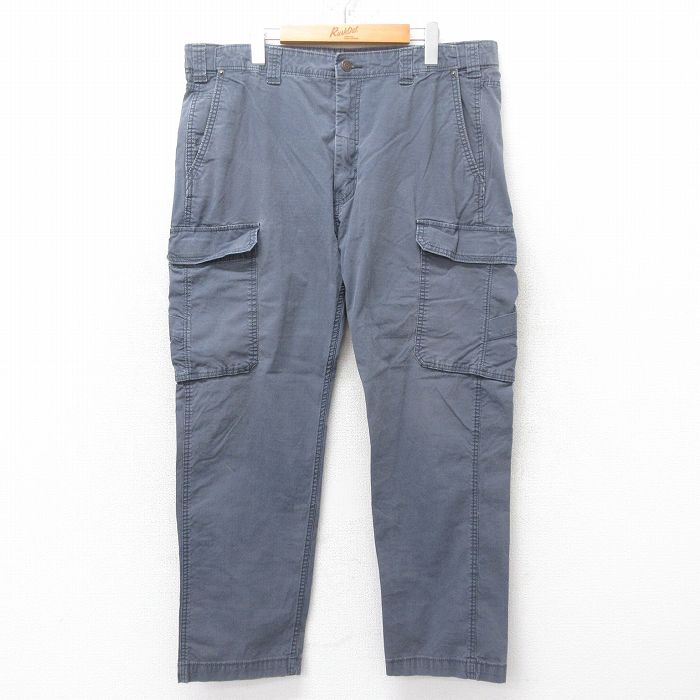 W38★古着 リーバイス Levis カーゴ パンツ メンズ リップストップ グレー 25jun27 中古 ボトムス ロング