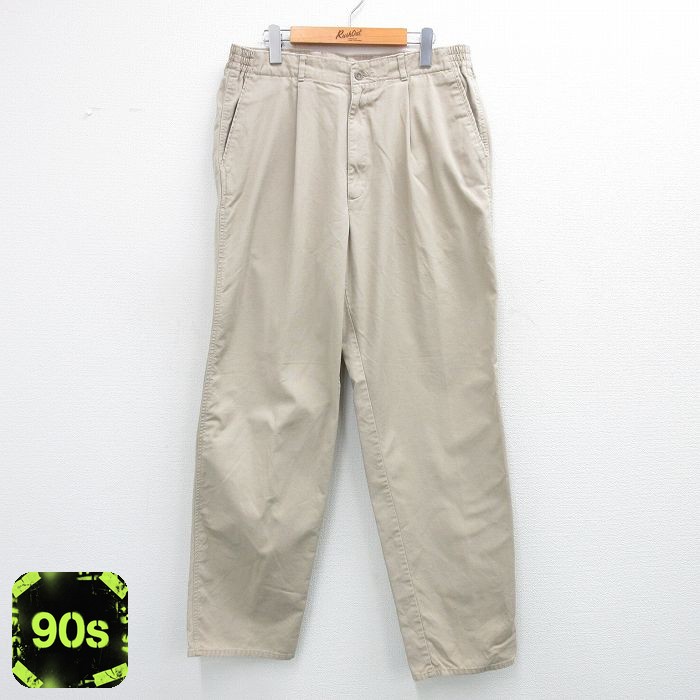 【50%OFF】ドッカーズ 90s パンツ ベージュ W36 | 古着