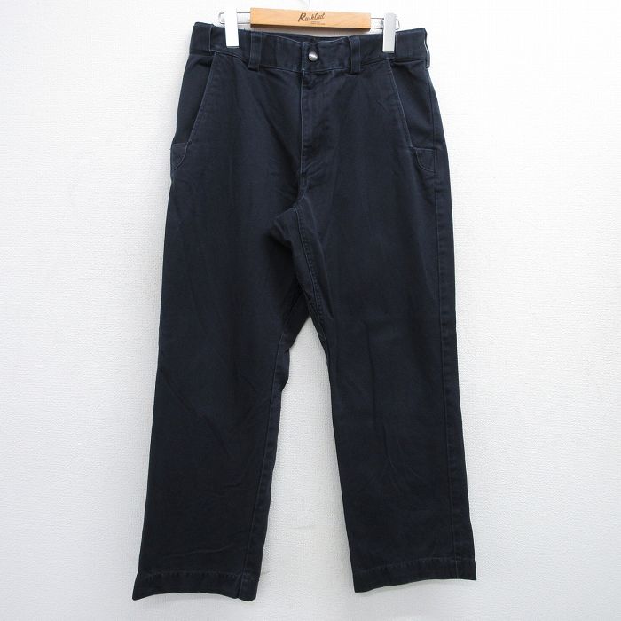 W32★古着 5.11 タクティカル パンツ メンズ コットン 紺 ネイビー 25jul10 中古 ボトムス ロング