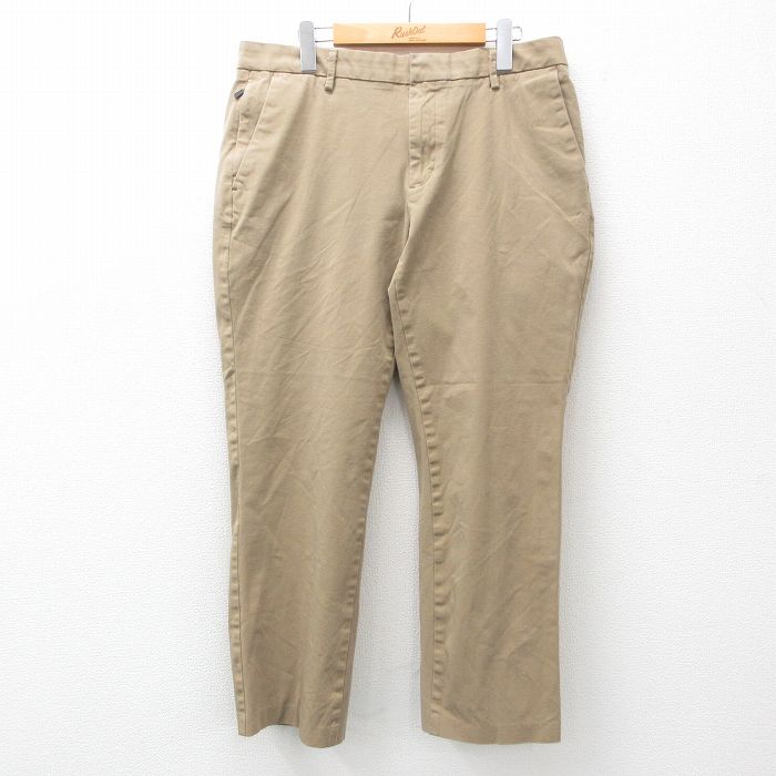 W35★古着 ドッカーズ パンツ メンズ ベージュ カーキ 25jul10 中古 ボトムス ロング