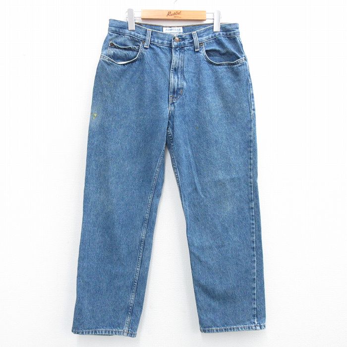 【20%OFF】W33★古着 オールドネイビー OLD NAVY ジーンズ メンズ コットン 紺 ネイビー デニム 25jul10 中古 ボトムス ジーパン Gパン ロング パンツ