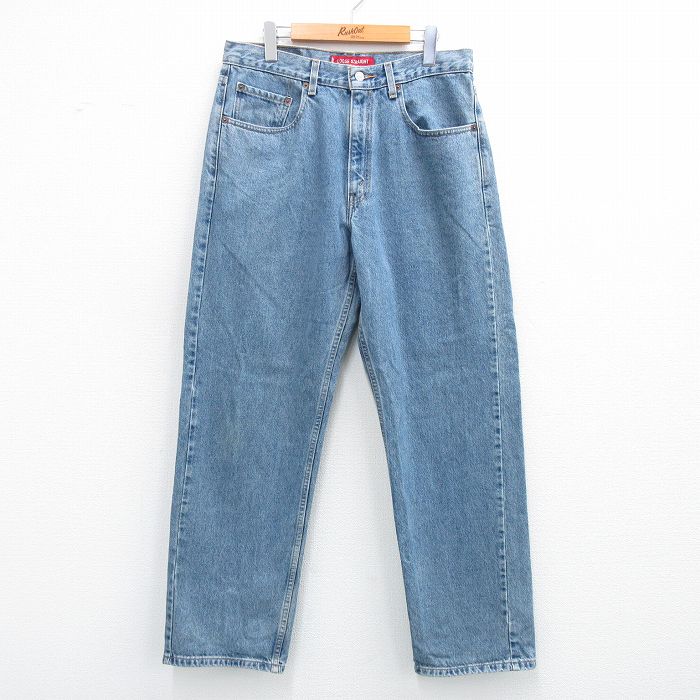 W33★古着 リーバイス Levis 569 ジーンズ メンズ 00年代 00s コットン 紺 ネイビー デニム 【spe】 25jul14 中古 ボトムス ジーパン Gパン ロング パンツ