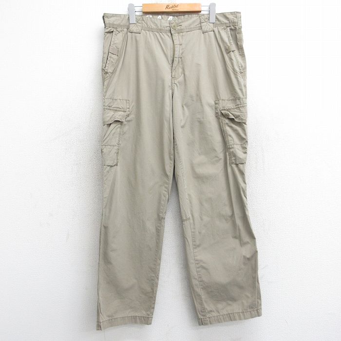 W36★古着 カベラス カーゴ パンツ メンズ コットン ベージュ カーキ 【spe】 25jul30 中古 ボトムス ロング