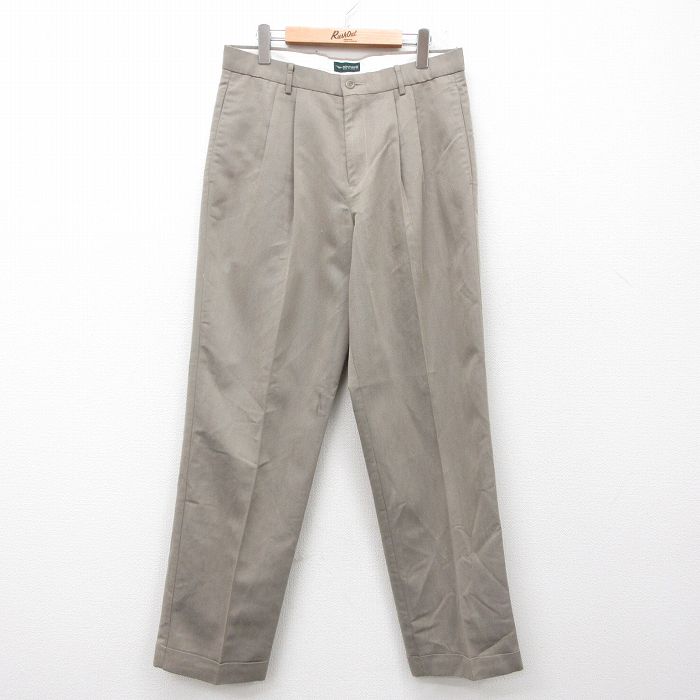 W33★古着 ドッカーズ パンツ メンズ ベージュ カーキ 25jul30 中古 ボトムス ロング