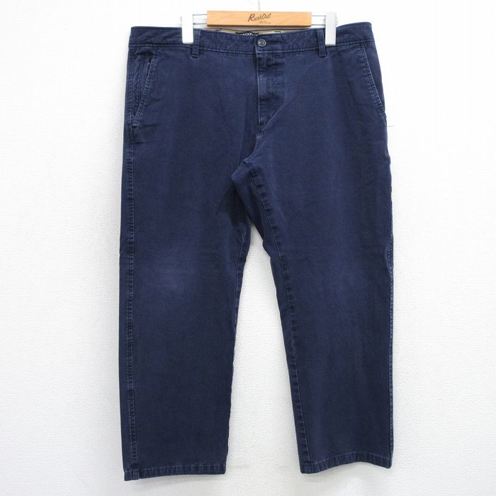 W36★古着 ドッカーズ パンツ メンズ 紺 ネイビー 25jul30 中古 ボトムス ロング