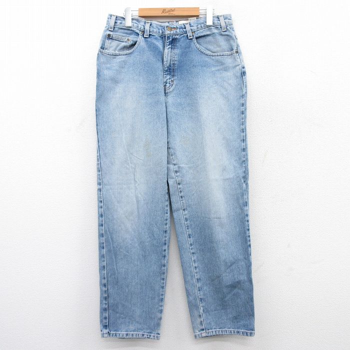 【50%OFF】エディーバウアー 00s ジーンズ テーパード ネイビー W33 | 古着