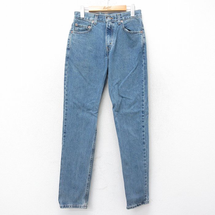 W29★古着 リーバイス Levis 512 ジーンズ メンズ 00年代 00s コットン 紺 ネイビー デニム 25sep01 中古 ボトムス ジーパン Gパン ロング パンツ