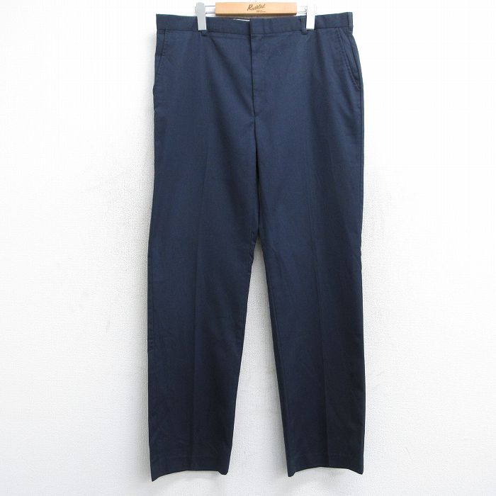 W38★古着 アメリカンイーグル American Eagle パンツ メンズ 90年代 90s USA製 紺 ネイビー 25sep06 中古 ボトムス ロング