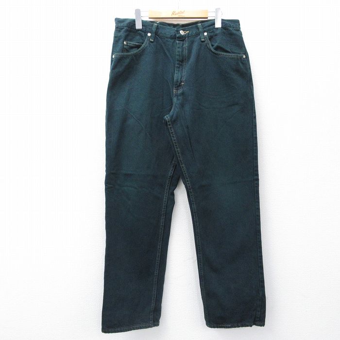 【50%OFF】ラングラー ジーンズ グリーン W34 | 古着