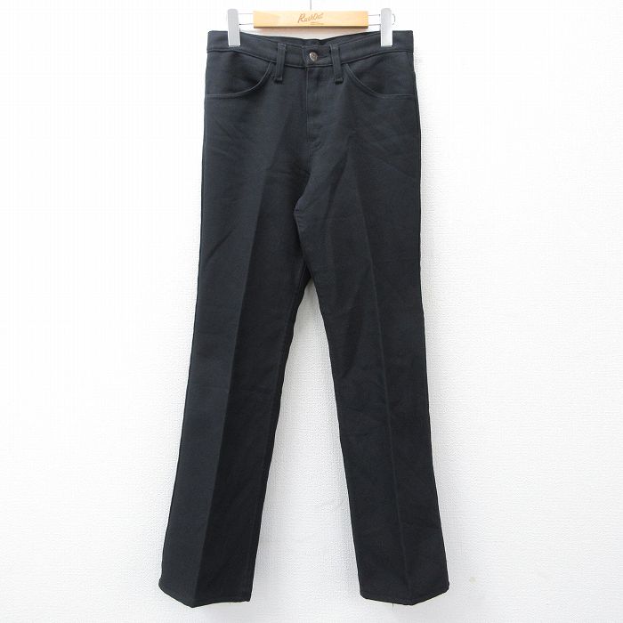W29★古着 リーバイス Levis パンツ メンズ 80年代 80s USA製 黒 ブラック 【spe】 25sep16 中古 ボトムス ロング