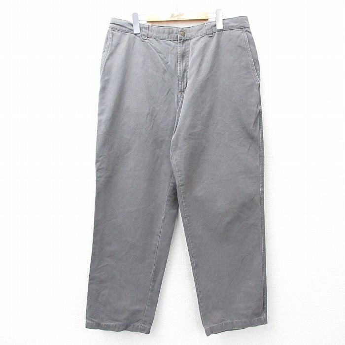 W37★古着 コロンビア COLUMBIA パンツ メンズ 00年代 00s ダック地 グレー 25sep16 中古 ボトムス ロング