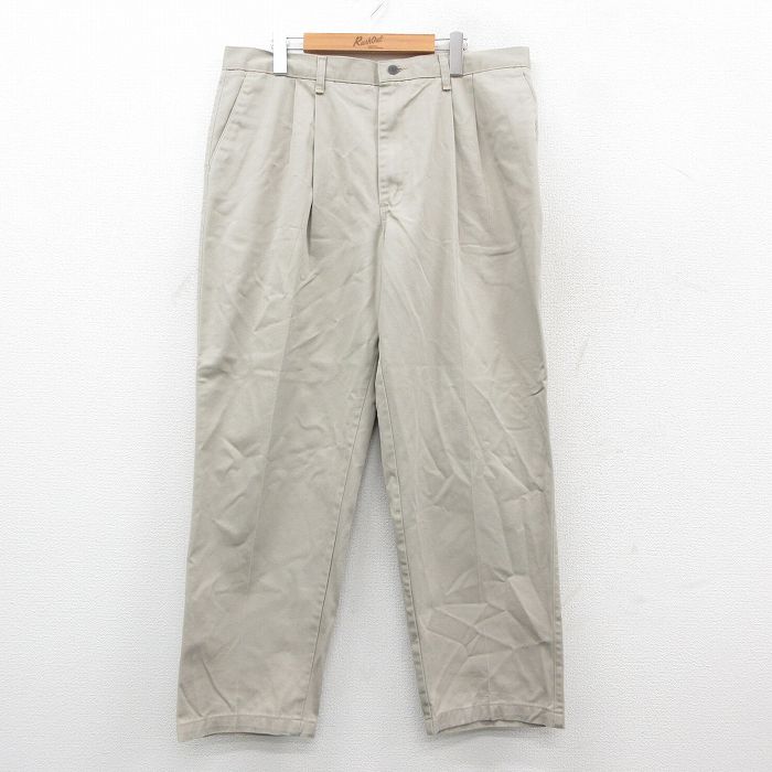 リー パンツ ベージュ W37 | 古着
