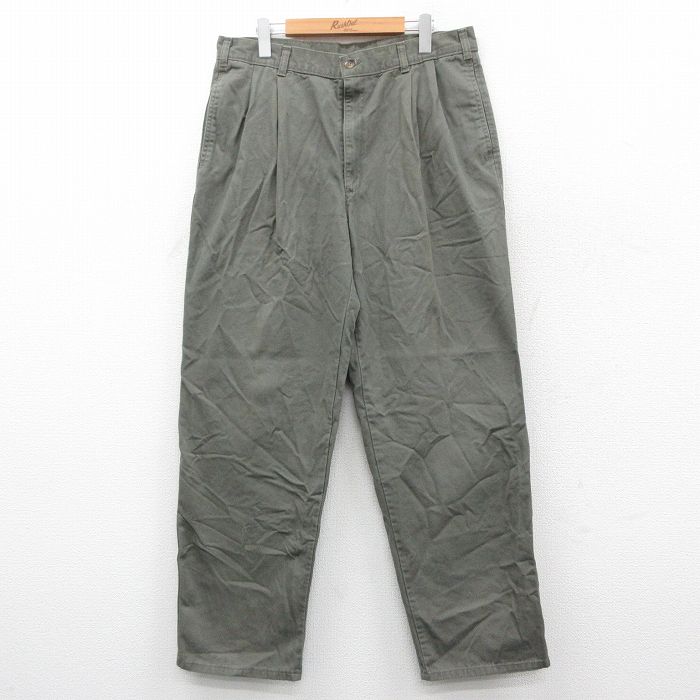 【50%OFF】ドッカーズ 90s パンツ グリーン W35 | 古着