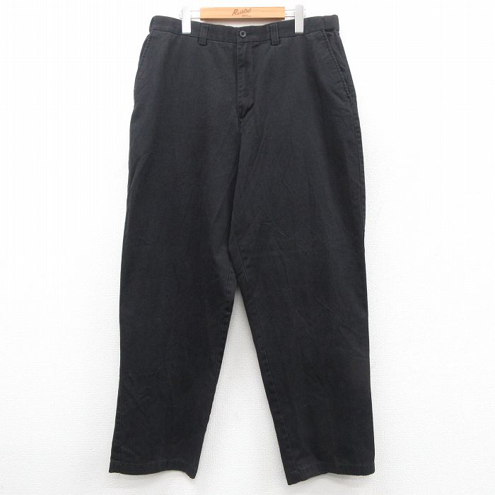 W35★古着 ピューリタン パンツ メンズ 00年代 00s 黒 ブラック 25sep30 中古 ボトムス ロング