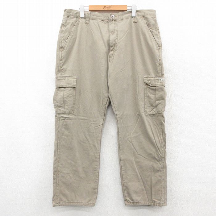 【50%OFF】ラングラー W38 カーゴパンツ 内側フリース カーキ | 古着