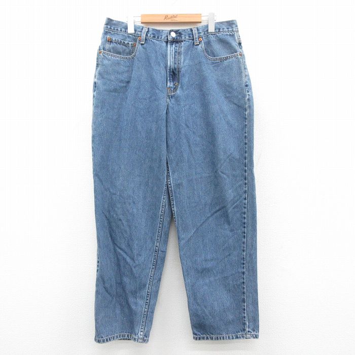 W34★古着 リーバイス Levis 560 ジーンズ メンズ テーパード 紺 ネイビー デニム 【spe】 25oct18 中古 ボトムス ジーパン Gパン ロング パンツ