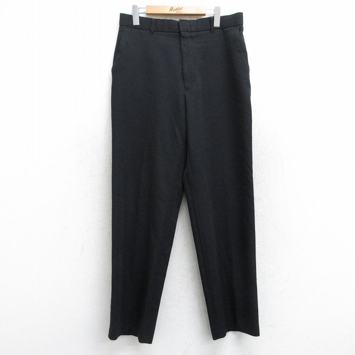 W32★古着 リーバイス Levis アクション スラックス パンツ メンズ 80年代 80s 黒 ブラック 【spe】 25nov01 中古 ボトムス ロング