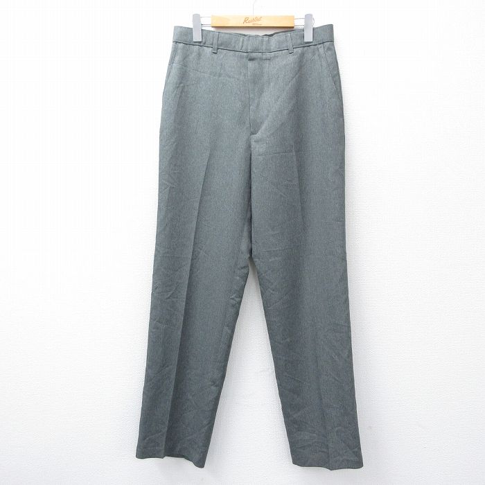 W31★古着 リーバイス Levis アクション スラックス パンツ メンズ 90年代 90s グレー 25nov04 中古 ボトムス ロング