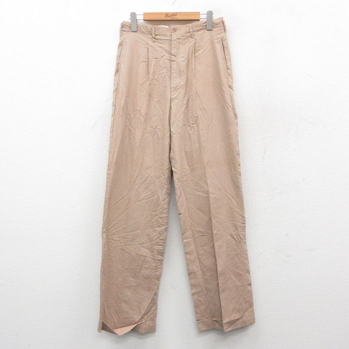 W29 60s パンツ ベージュ | 古着