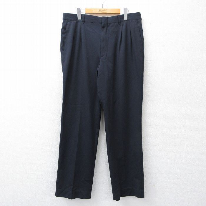 80s パンツ ネイビー W35 | 古着