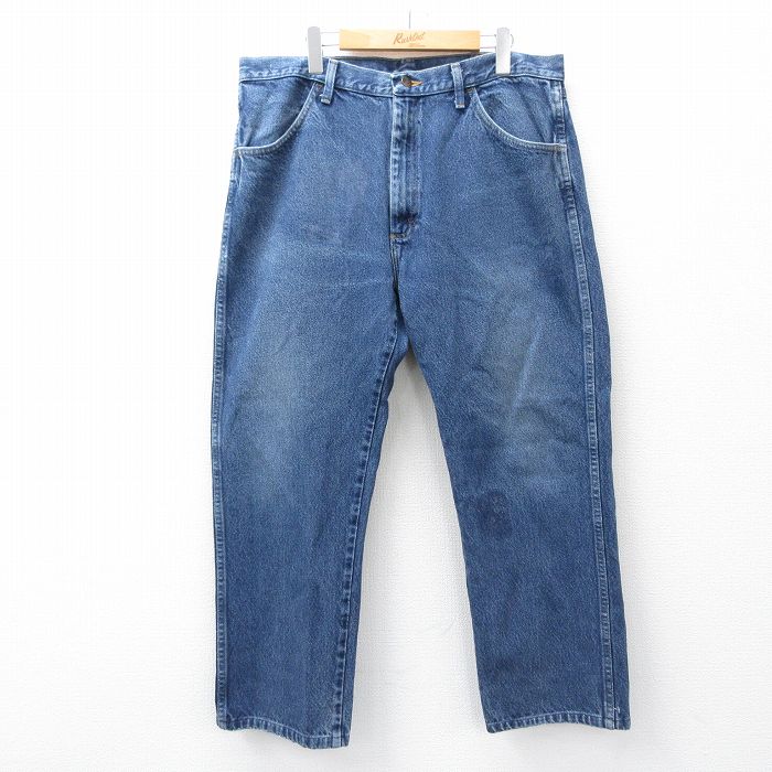 ラスラー ジーンズ ネイビー W37 | 古着