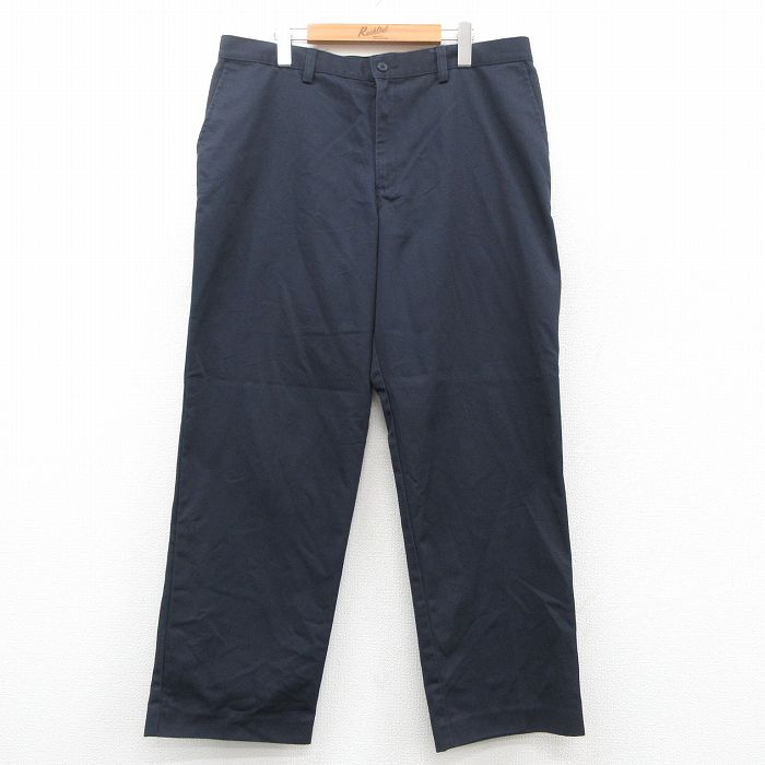 W37 パンツ ネイビー | 古着