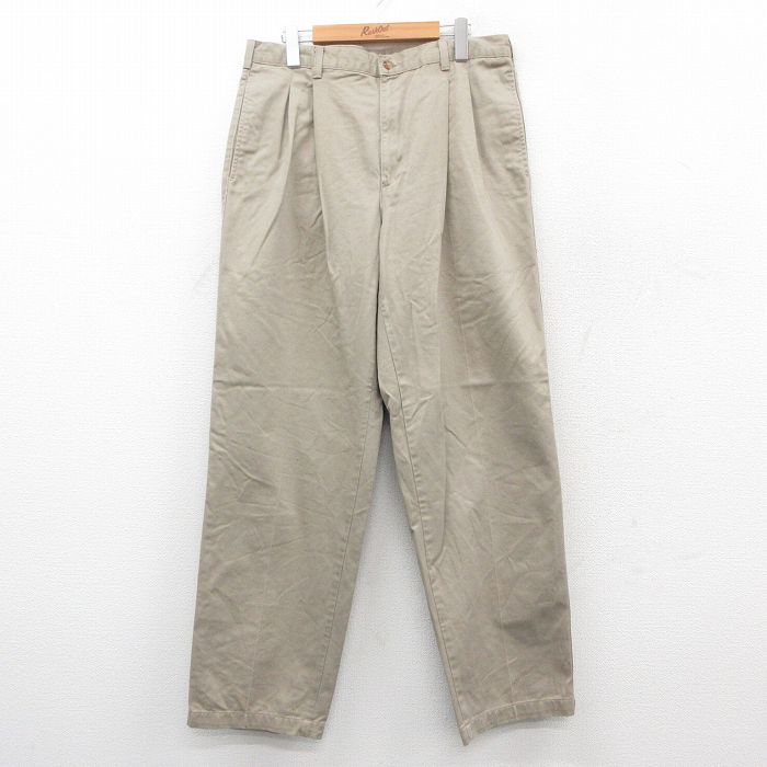 W34 パンツ ベージュ | 古着