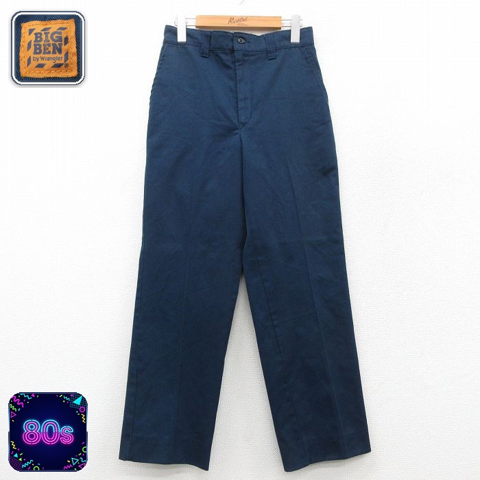 【50%OFF】ビッグベン 80s ワークパンツ タロン ネイビー W28 | 古着