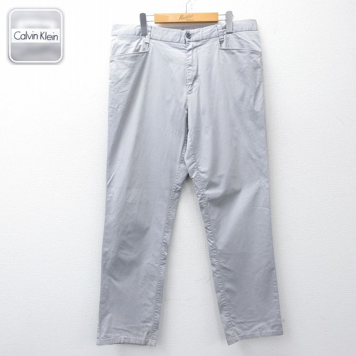 【50%OFF】カルバンクライン W36 パンツ グレー | 古着