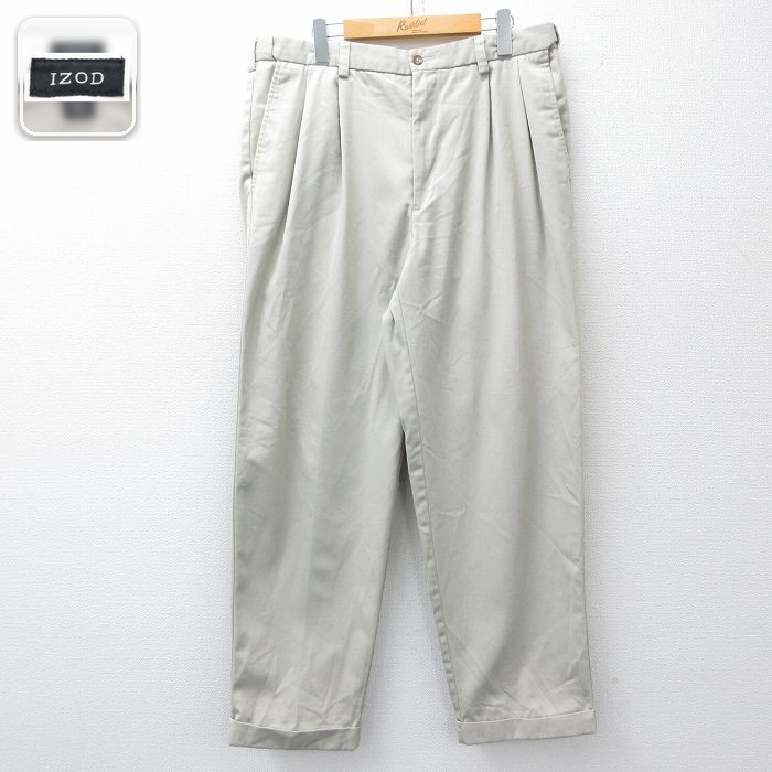 IZOD パンツ ベージュ W36 | 古着
