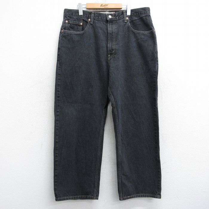 W38★古着 リーバイス Levis 569 ジーンズ メンズ コットン 黒 デニム【spe】 25nov19