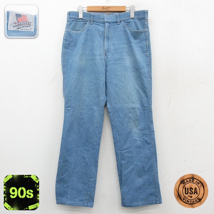 【50%OFF】パンツ 90s ヒゲ ネイビー W33 | 古着