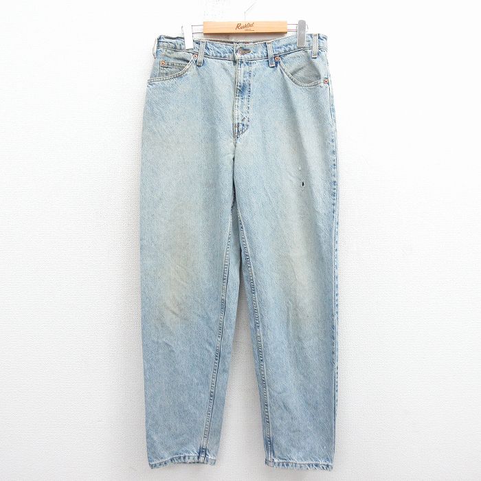 W32★古着 リーバイス Levis 560 ジーンズ メンズ 00年代 00s テーパード コットン 紺 デニム 25nov22