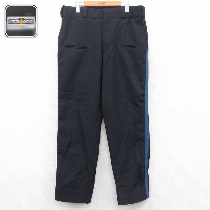 実寸W37 パンツ ネイビー | 古着