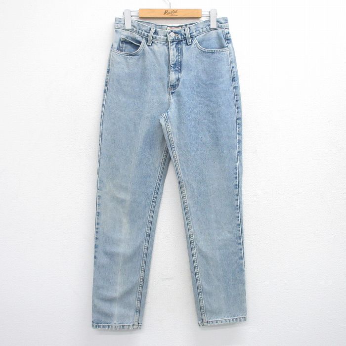 W29★古着 ゲス GUESS ジーンズ メンズ 90年代 90s コットン USA製 薄紺 デニム 25nov25