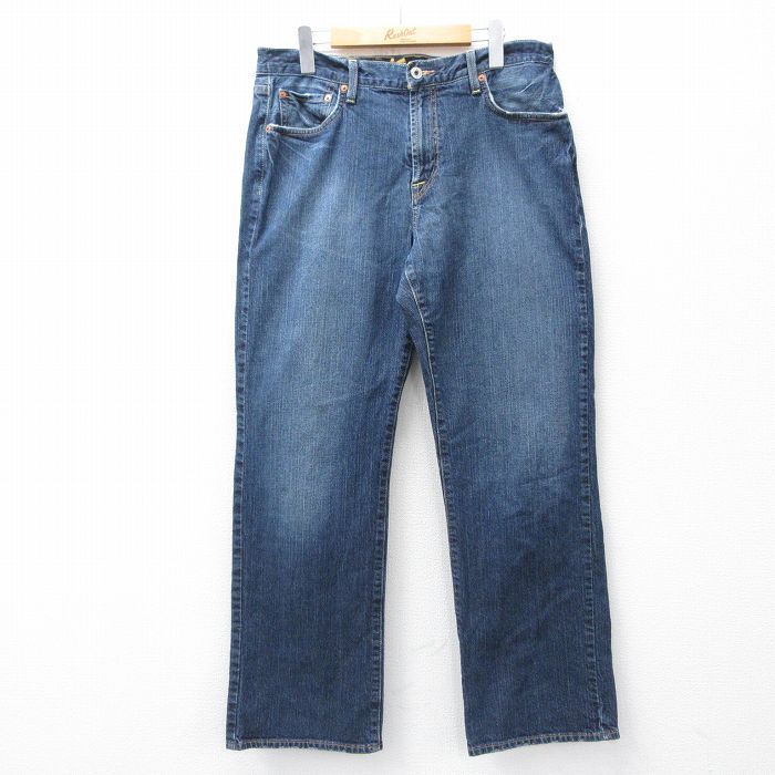 【20%OFF】W33★古着 ラッキーブランド ジーンズ メンズ 紺 デニム 25dec03