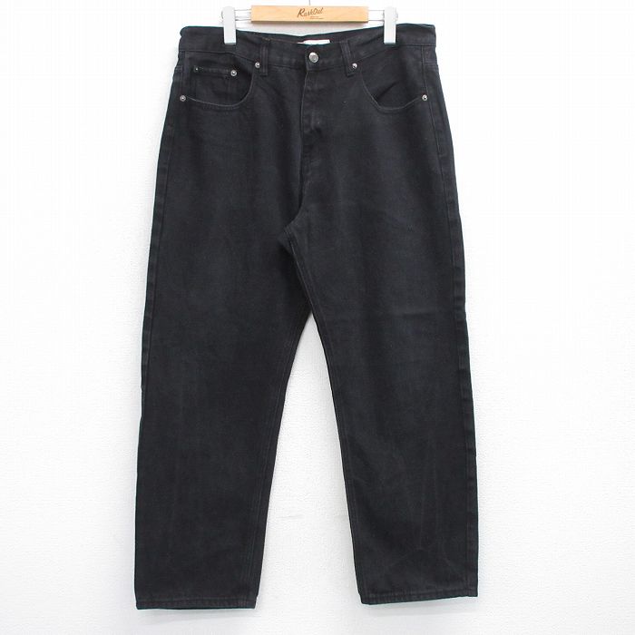 【20%OFF】W36★古着 ジーンズ メンズ 黒 デニム 25dec03