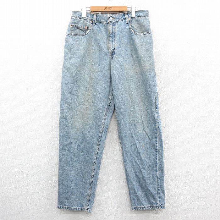 W33★古着 リーバイス Levis 560 ジーンズ メンズ 00年代 00s テーパード コットン カナダ製 薄紺 デニム【spe】 25dec23