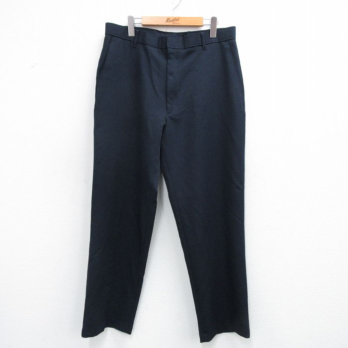 W34★古着 リーバイス Levis アクション スラックス パンツ メンズ 90年代 90s 濃紺 26jan14